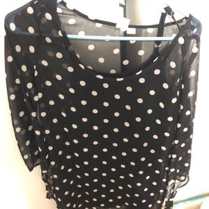 Roxy polka dot cover up